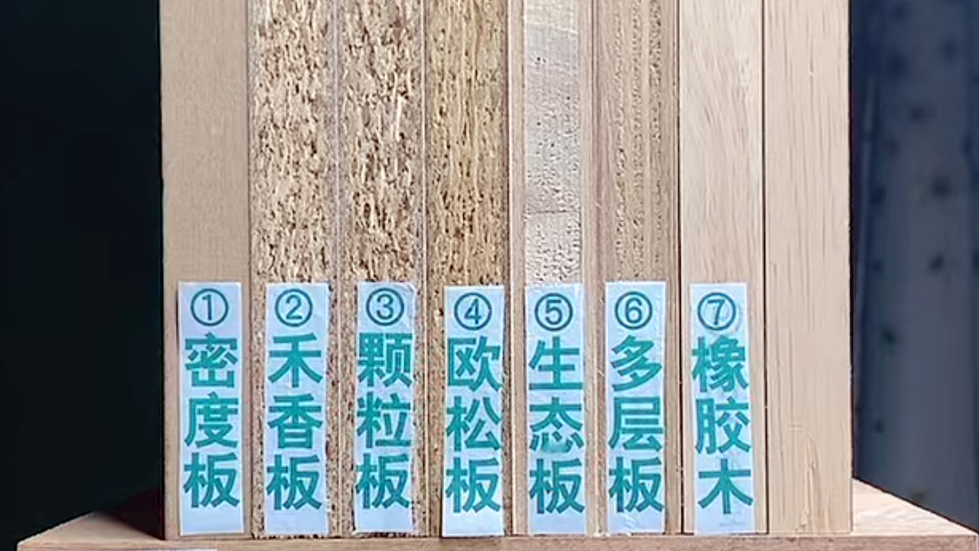 密度板、禾香板、顆粒板、歐松板、多層板、生態(tài)板哪種板材最環(huán)保